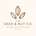 The Seed & Nut Co. logo featuring three stylized brown nut or leaf outlines above the text 'THE SEED & NUT CO.